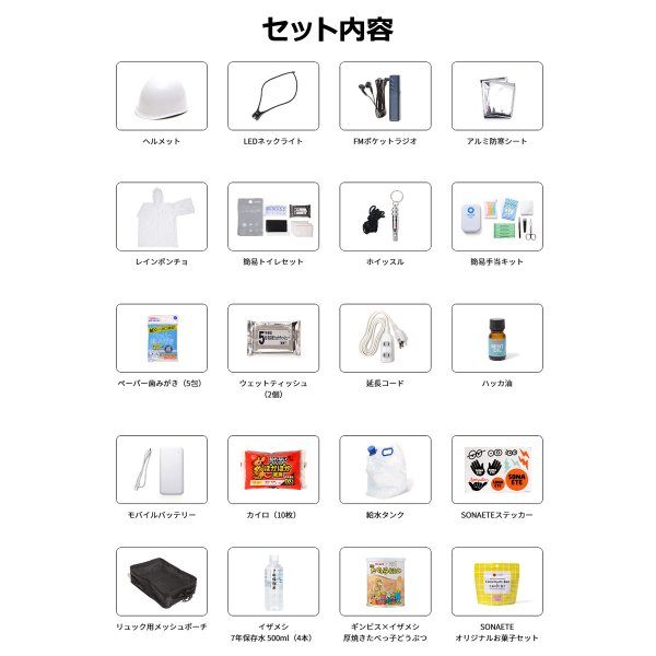 画像8: SONAETE ソナエテ　 Emergency Bag　防災リュック (8)