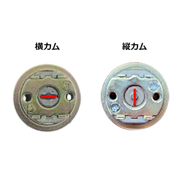 画像3: MCY-466 MIWA,美和ロック U9TE0 HSV縦カム 2個同一シリンダー ST色 (3)