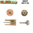 画像1: WEST,ウエスト　G600ACグランドロック　チューブラー錠　WCY-32 (1)