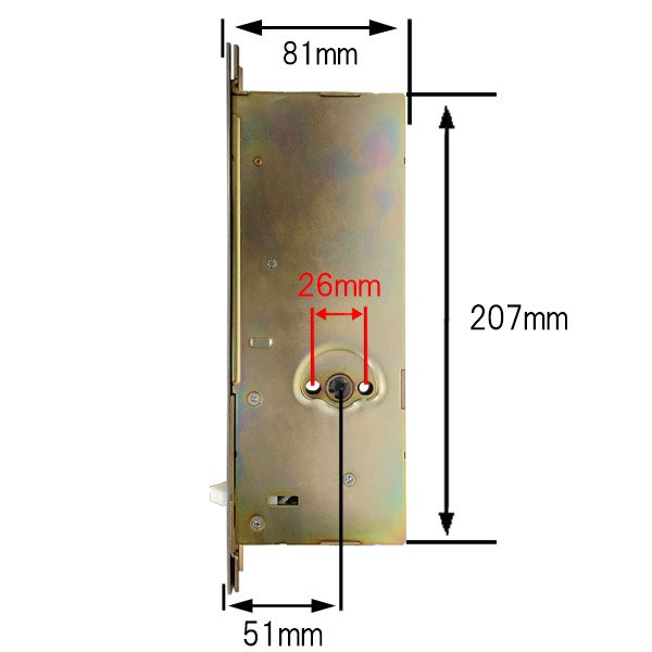 画像3: GOAL,ゴール　GKS　ロックケース　三協アルミDXIIドア用 (3)