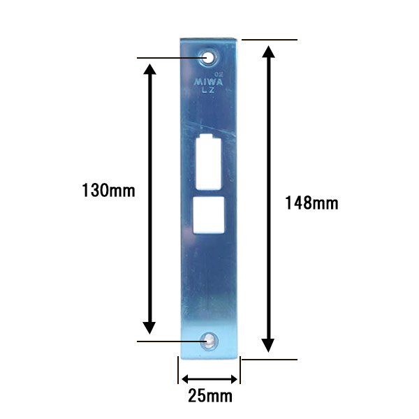 画像3: MIWA,美和ロック　02 MIWA LZ　ロックケース　三協アルミ用　WD-3992-00-NA (3)