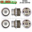 画像1: MIWA QDN608,QDK668　LIXIL,リクシル交換用　Z-1S1-DHYD　ジエスタ　S型ハンドルエントリー用　DNシリンダー　2個同一セット (1)