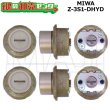 画像1: MIWA QDN608,QDK668　LIXIL,リクシル交換用　Z-3S1-DHYD　リシェントII　S型ハンドル手動用　DNシリンダー　2個同一セット (1)