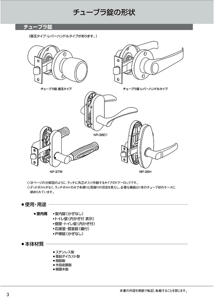 ドアノブ 構造 分解 Htfyl