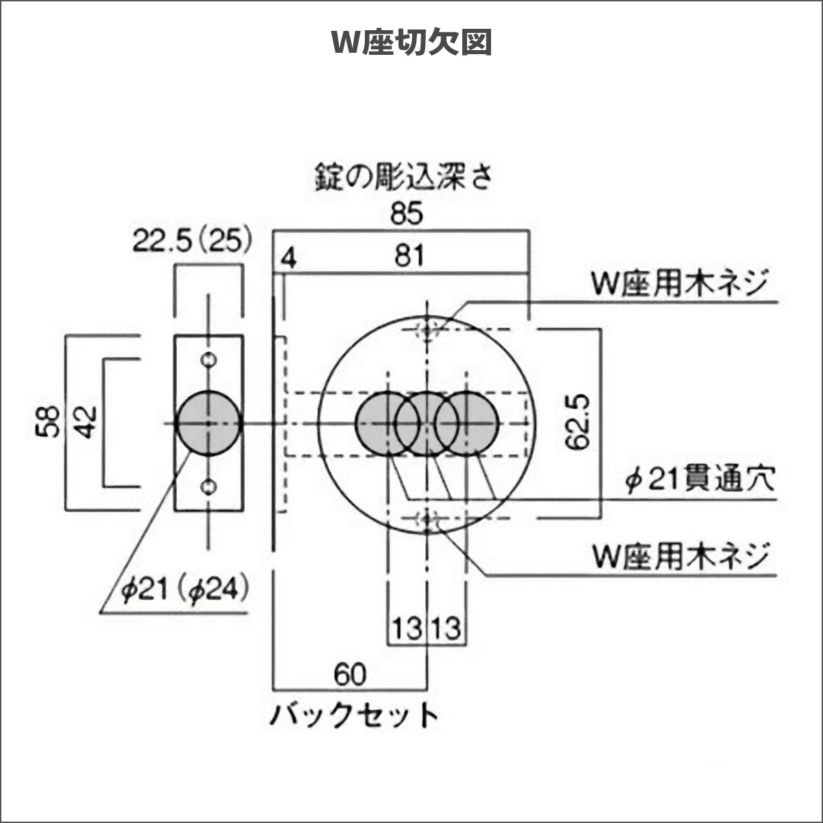 NAGASAWA（長沢製作所）re アールイー室内錠