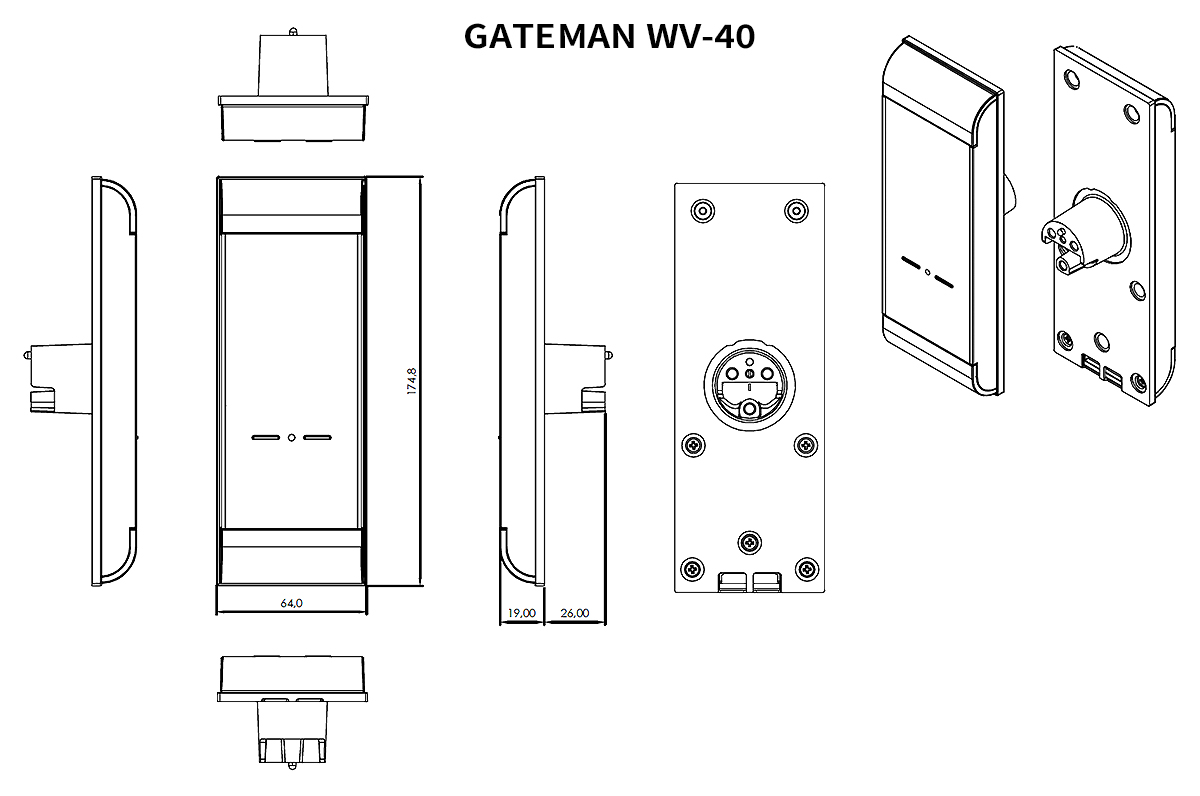 Gateman J Wv 40 ゲートマン J Wv 40 鍵と防犯グッズの卸売りセンター