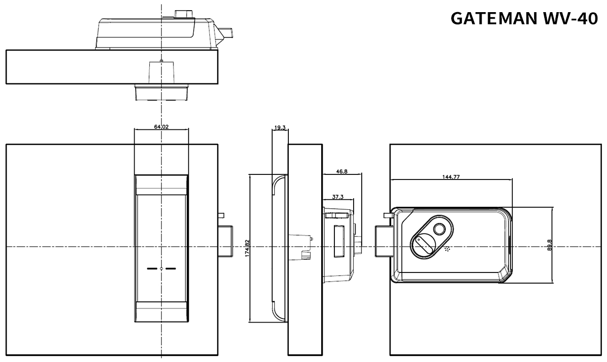 Gateman J Wv 40 ゲートマン J Wv 40 鍵と防犯グッズの卸売りセンター