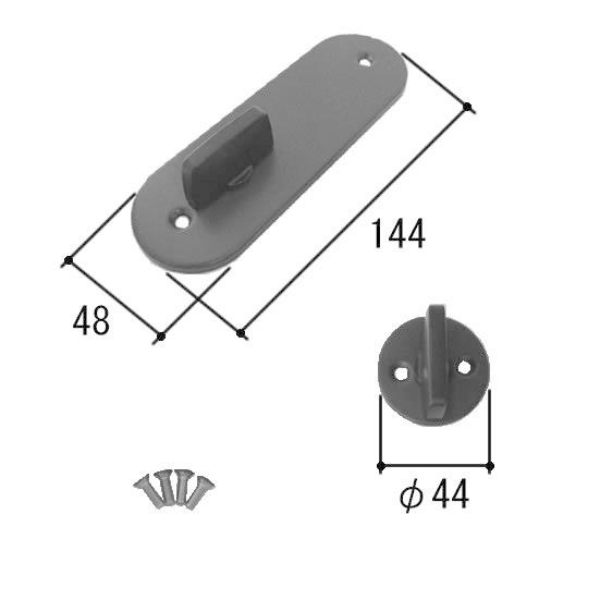 GOAL WD6164 サムターン 寸法図