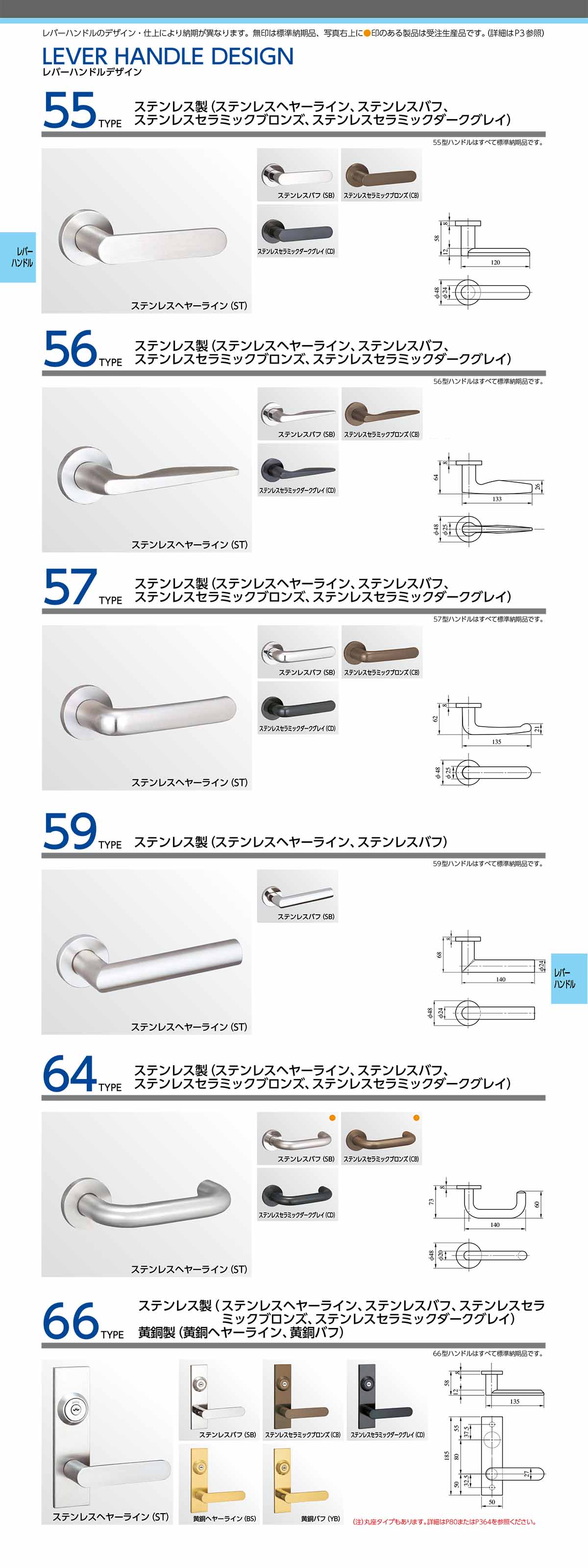 MIWA、美和ロック LATシリーズ レバーハンドル錠（自動施錠タイプ
